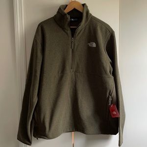 North face fleece half zip